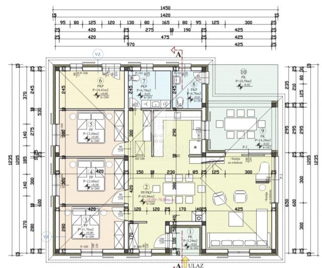 Grundstück Umag, 1.000m2