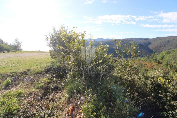 Umgebung von Labin, Baugrundstück, Meerblick