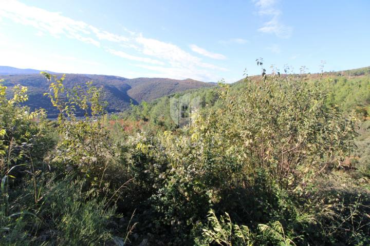 Umgebung von Labin, Baugrundstück, Meerblick