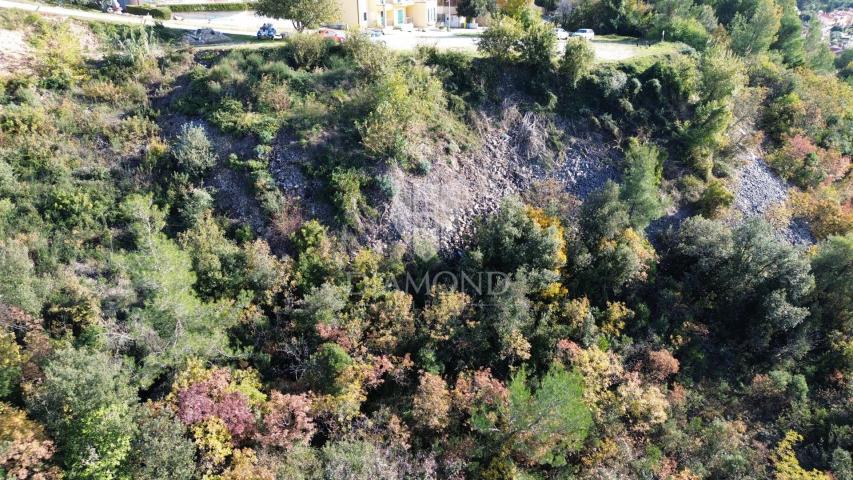 Labin okolica, građevinsko zemljište, pogled na more