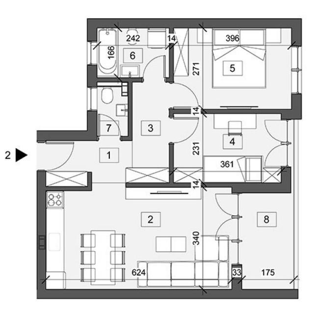 NOVI SAD - ADICE - 60. 06 m2