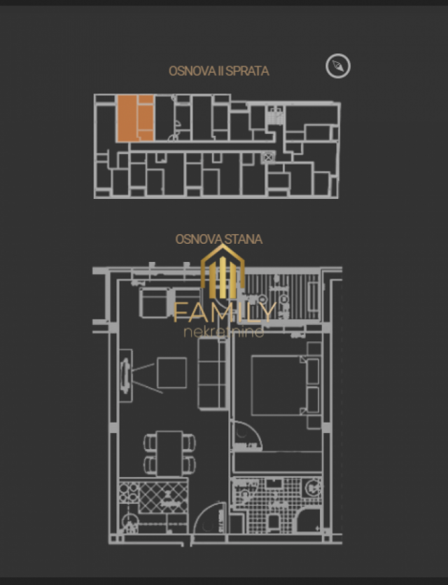 Dvosoban stan 41m² – Mirna lokacija i povoljna cena