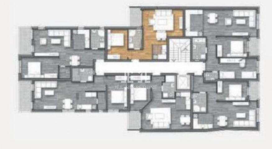 Dvosoban stan, 41. 98 m2, treći sprat, sa PDV-om