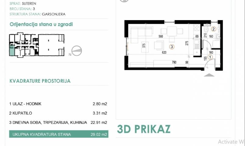 Cvetanova Ćuprija novi stanovi kvaliteni sa PDV-om dvosobni trosobni garsonjere