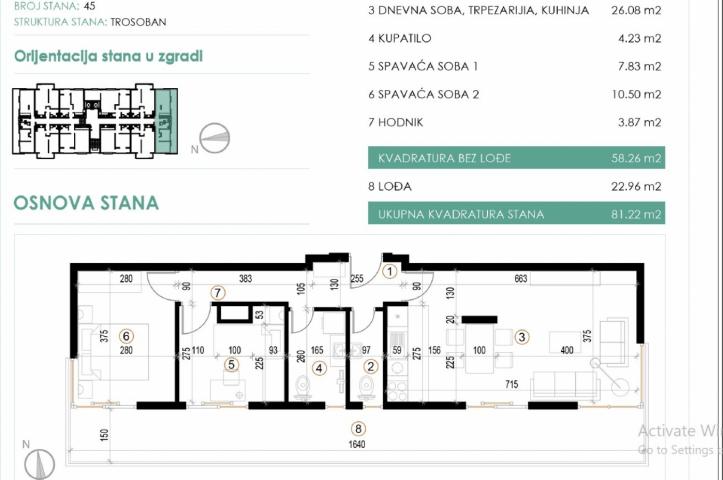 Cvetanova Ćuprija novi stanovi kvaliteni sa PDV-om dvosobni trosobni garsonjere