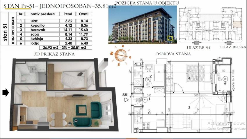 Medak nakvalitetnija ponuda novih kavalitenih stanova sa PDV-om 