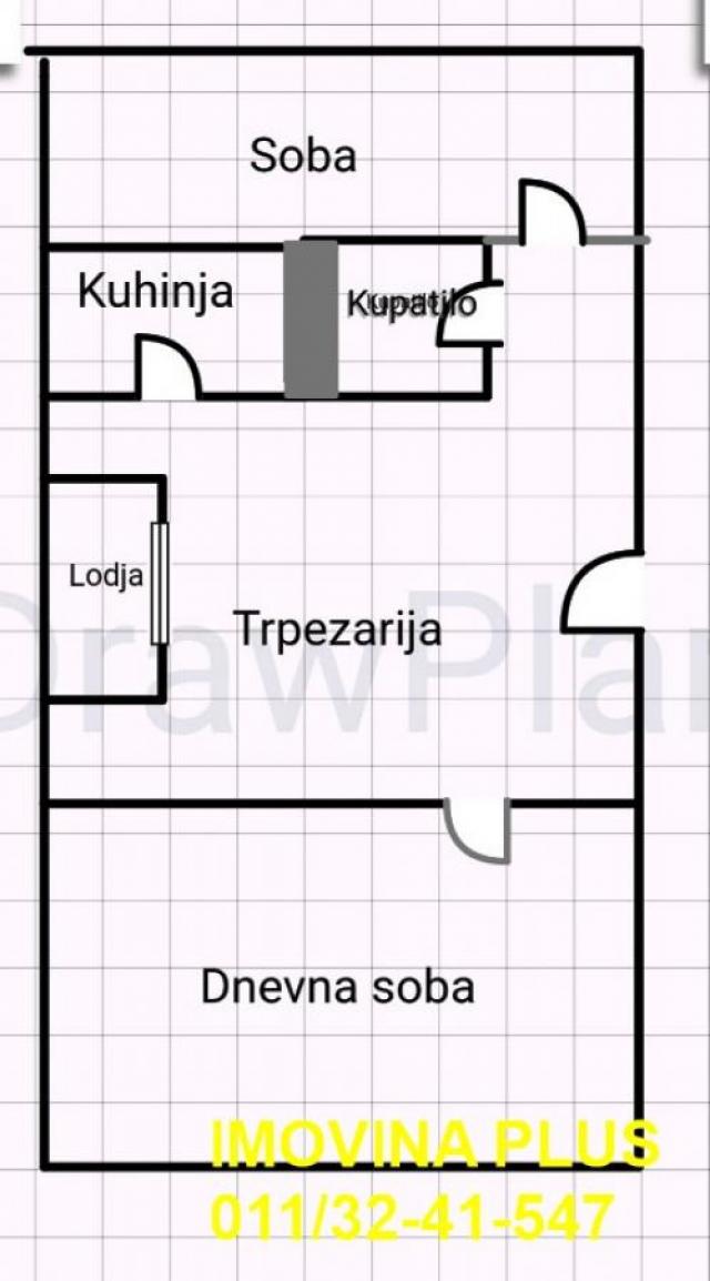 Novi Beograd, Blok 62 - Jurija Gagarina, 46m2