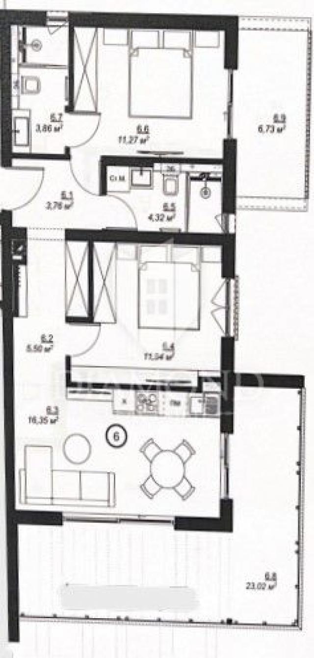 Apartment  Medulin, 86,75m2