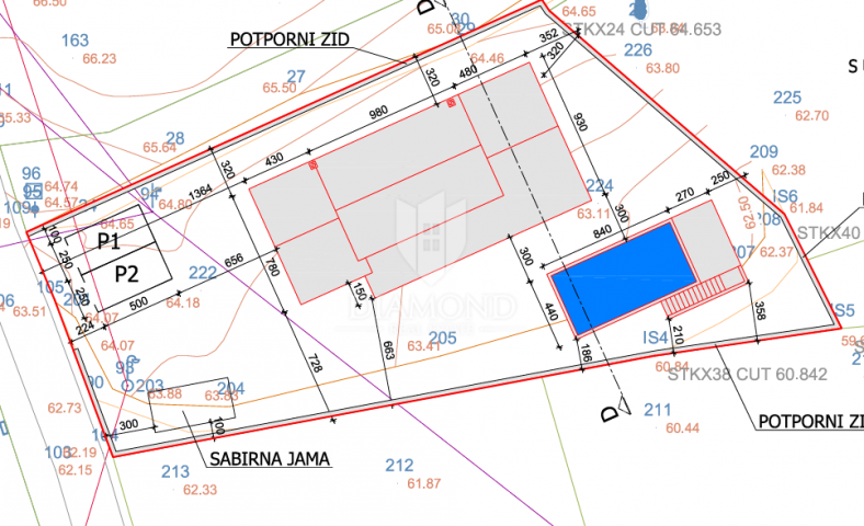 Grundstück Motovun, 800m2