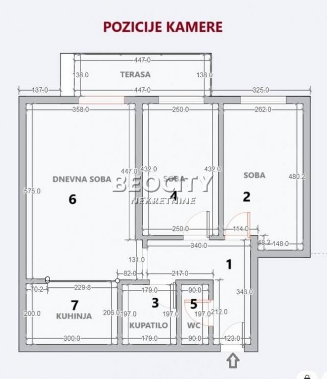 Voždovac, Autokomanda, Admirala Vukovića, 3. 0, 70m2, 248000EUR