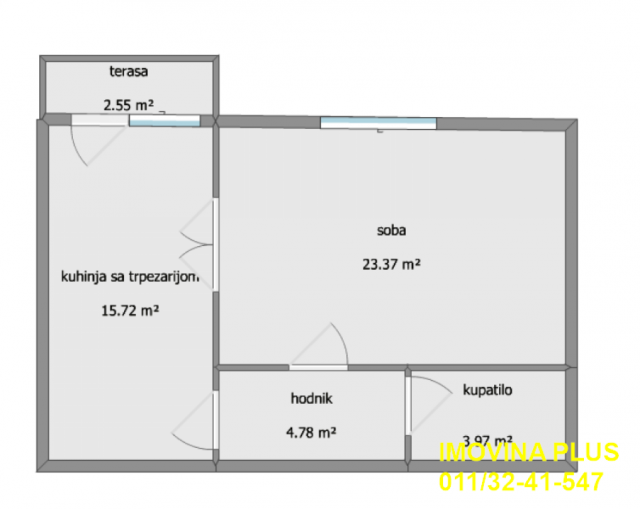 Zvezdara, Mirijevo - Matice srpske, 42m2