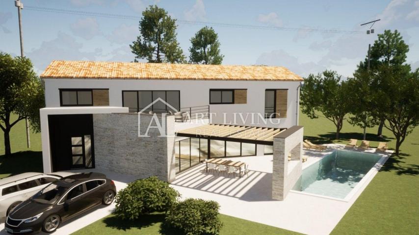 Istria, Vrsar, surroundings - modern spacious villa with heated swimming pool - NEW CONSTRUCTION