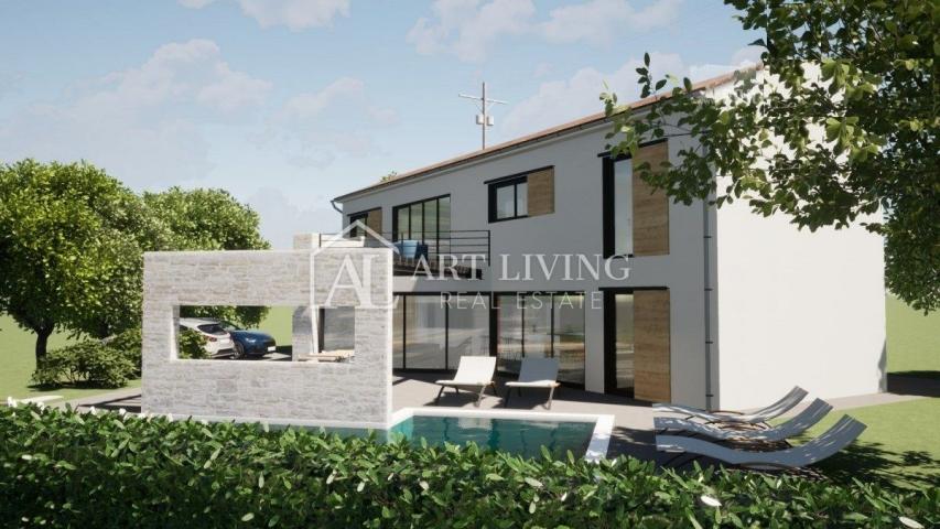 Istria, Vrsar, surroundings - modern spacious villa with heated swimming pool - NEW CONSTRUCTION