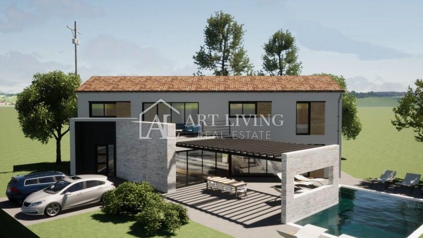 Istria, Vrsar, surroundings - modern spacious villa with heated swimming pool - NEW CONSTRUCTION