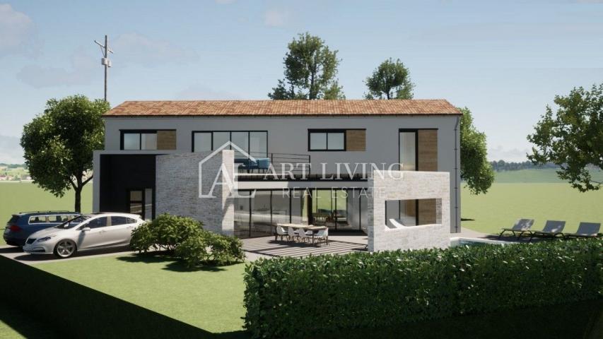 Istria, Vrsar, surroundings - modern spacious villa with heated swimming pool - NEW CONSTRUCTION