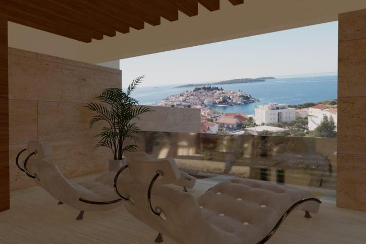 Primošten, luksuzan penthouse s bazenom 