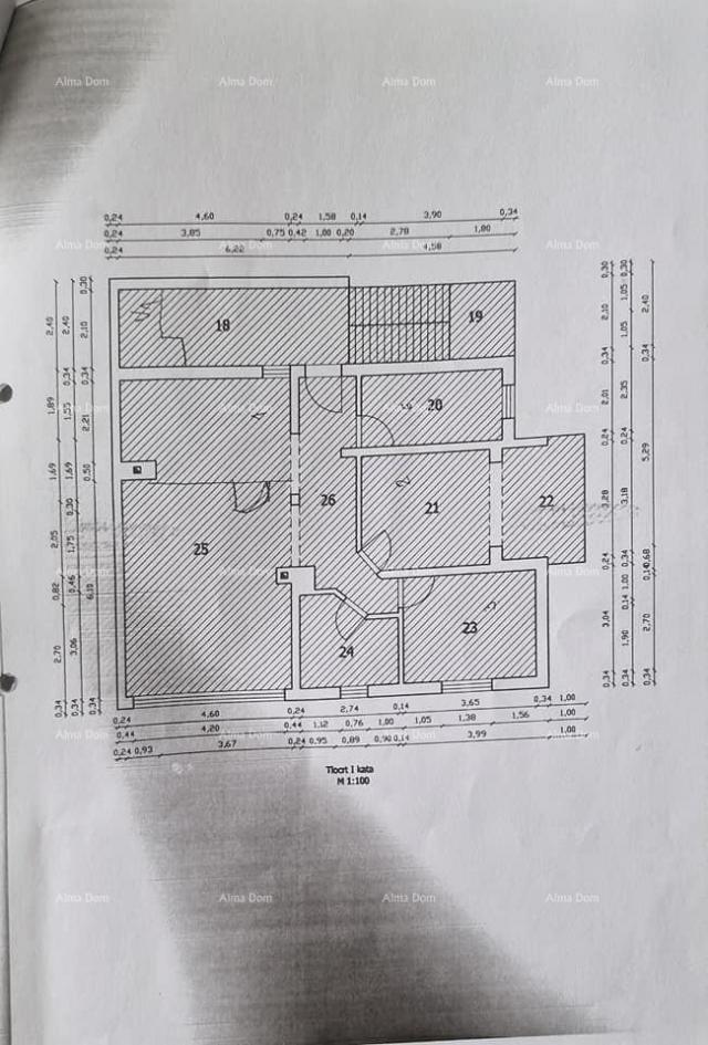 Stan Prodaje se stan površine 117. 5 m², Pula