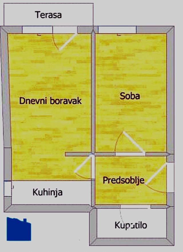 NOVI SAD - PODBARA - 42. 00 m2