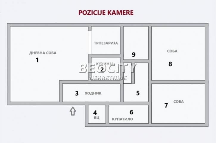 Palilula, Poštanska štedionica, Cvijićeva , 4. 0, 110m2, 1200EUR