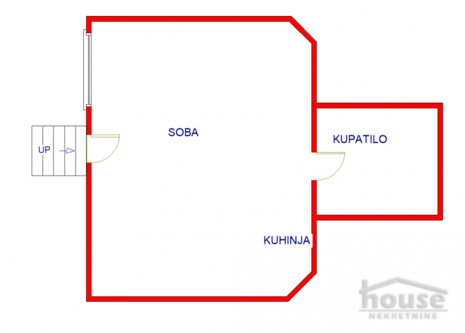 Stan NOVI SAD, PODBARA, kv: 12, € 31400, ID: 1062364