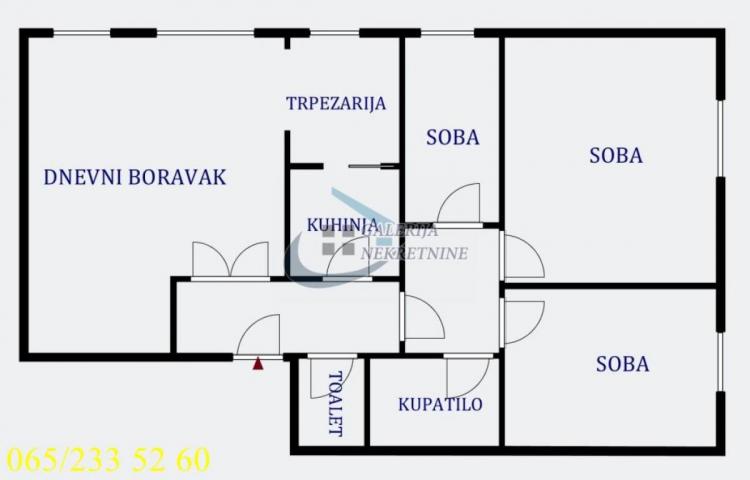 Palilula, Centar - Cvijićeva 106m2