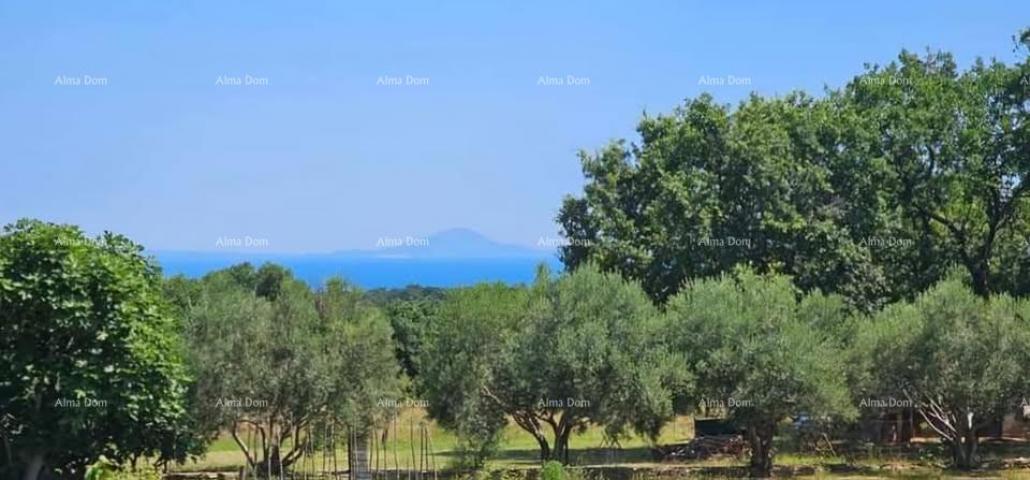 Bauland Baugrundstück mit Meerblick zu verkaufen, Peruški.