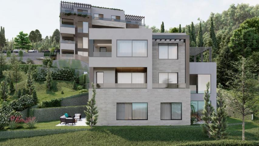 Plot in Tivat 1430 m2 with an approved project for the construction of 2 residential buildings