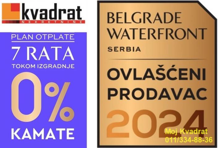 Savski venac, Beograd na vodi - BW Nova, 103m2 - NOVI STIL ŽIVOTA - BEZ PROVIZIJE ZA KUPCE!