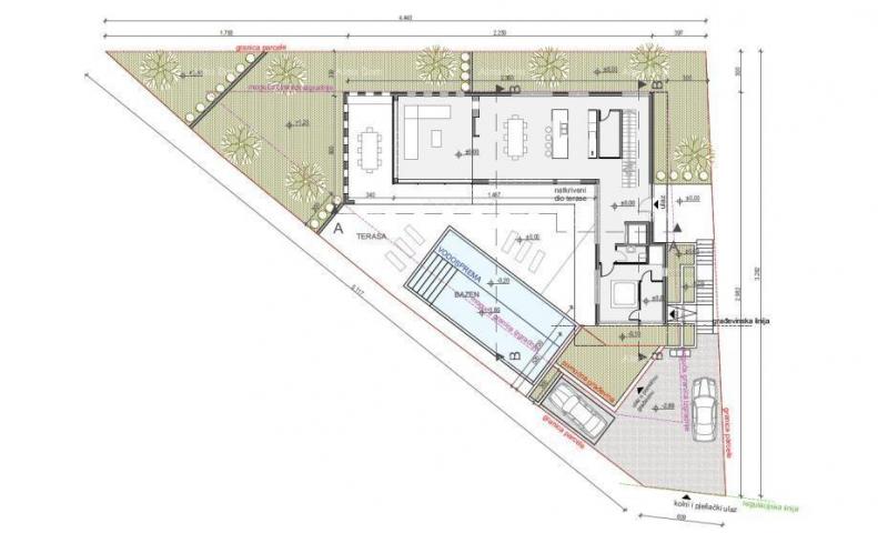 Building land We are selling a plot of land in Bale with a building permit for house construction.