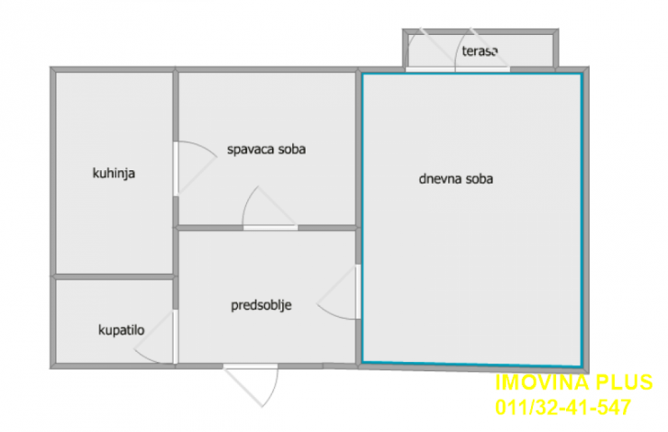 Palilula, Borča - Mihaila Šolohova, 53m2