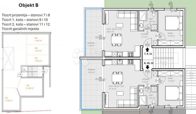 Flat Ražanj, Rogoznica, 64,32m2