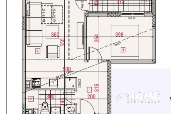 Batajnica-CENTAR, 2. 0s, 43, 82m2, , bez provizije, NOV, 