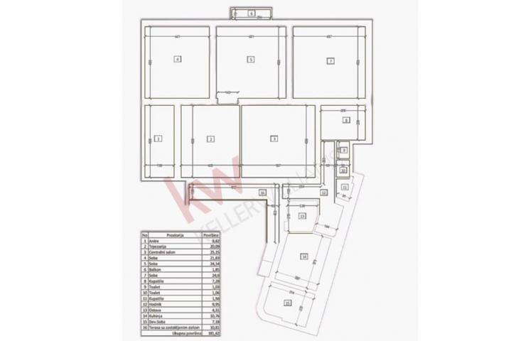 
				Vračar, lux 5. 0, 182m2, III, lift, terasa, garaža
			