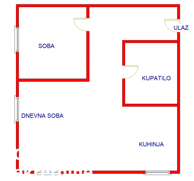 1. 5 Jednoiposoban stan NOVI SAD, 107950€