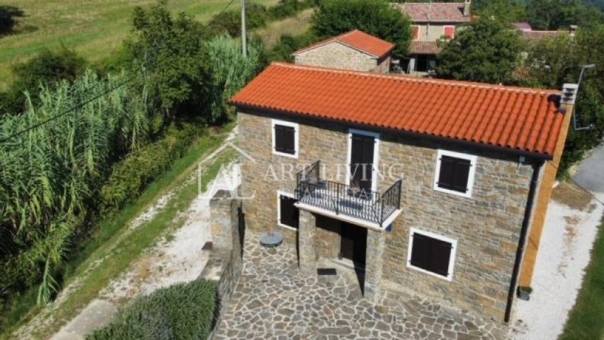 Buje-surroundings, Charming stone house with swimming pool