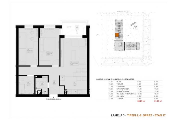 Prodaja, Stan, 65. 00m2 , Bubanj