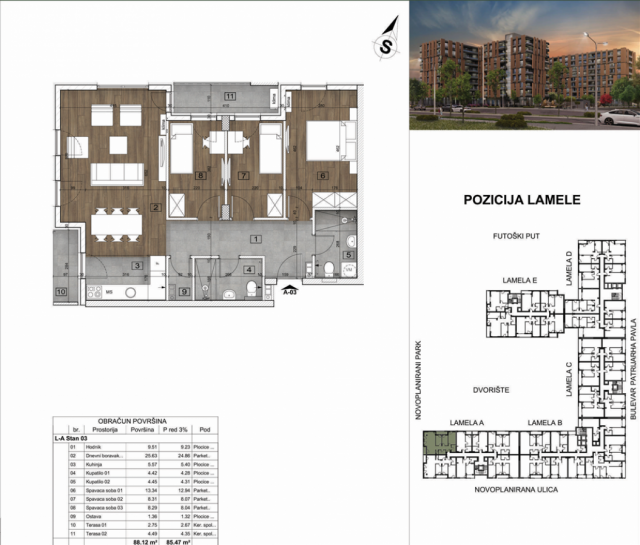 Četvorosoban stan 85m², Novi Sad – savršena prilika za kupovinu