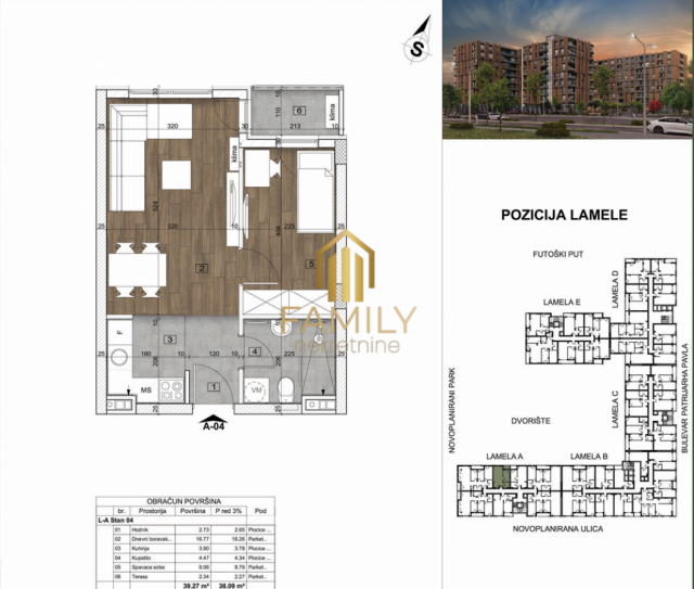 Jednoiposoban stan 38m² – savršena prilika za kupovinu, Novi Sad