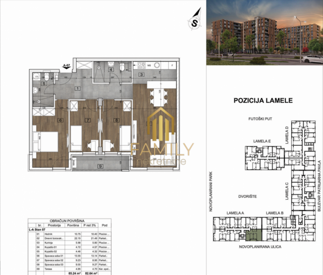 Četvorosoban stan 82m² na prodaju – savršena prilika za porodicu