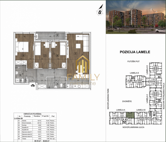 Prodaja četvorosobnog stana 82m² – prostrano i moderno, Novi Sad