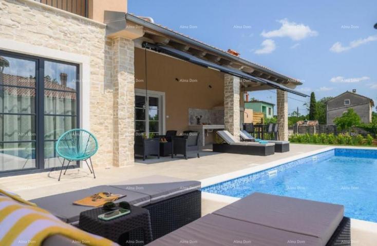 House Luxury modern villa with pool for sale, Kanfanar