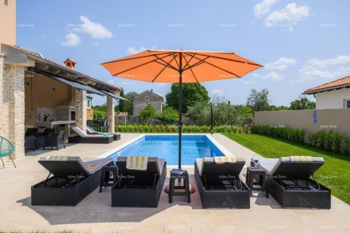 House Luxury modern villa with pool for sale, Kanfanar