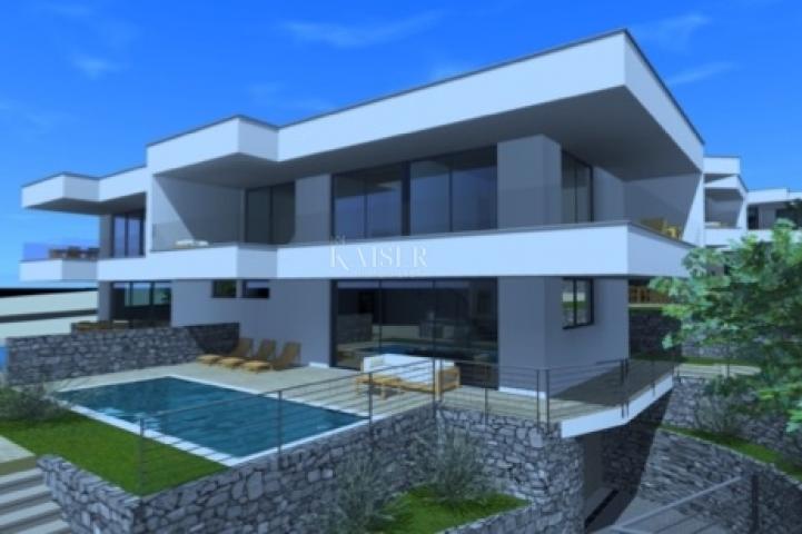 Otok Krk, Punat - duplex kuća 144m2, pogled na more