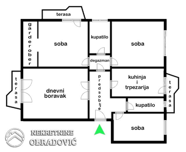 LUX TROIPOSOBAN STAN, BULEVAR DESPOTA STEFANA