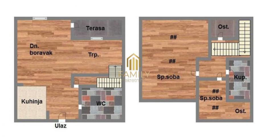 Moderan trosoban duplex od 76m² sa spektakularnim pogledom – Novo naselje, Novi Sad