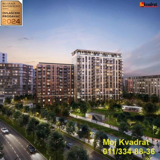 Savski venac, Beograd na vodi - BW King's Park Residence, 157m2 - trostrano orijentisan - BEZ PROVIZ