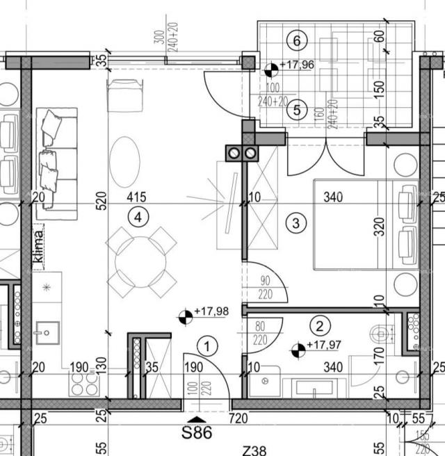 Apartment New building project in Pula! Modern apartment building close to the city centre.