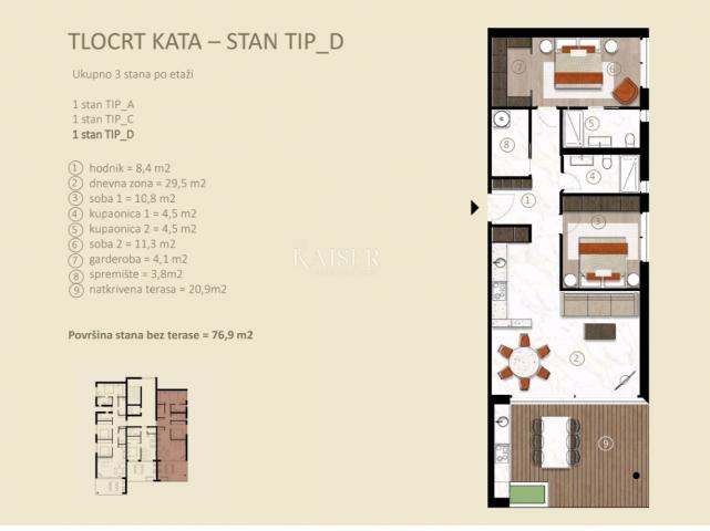 Istrien, Novigrad - Luxusapartment im Bau