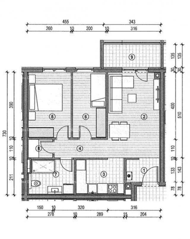 Wohnung Ich verkaufe  eingerichtete Wohnung in einem Neubau, Pula