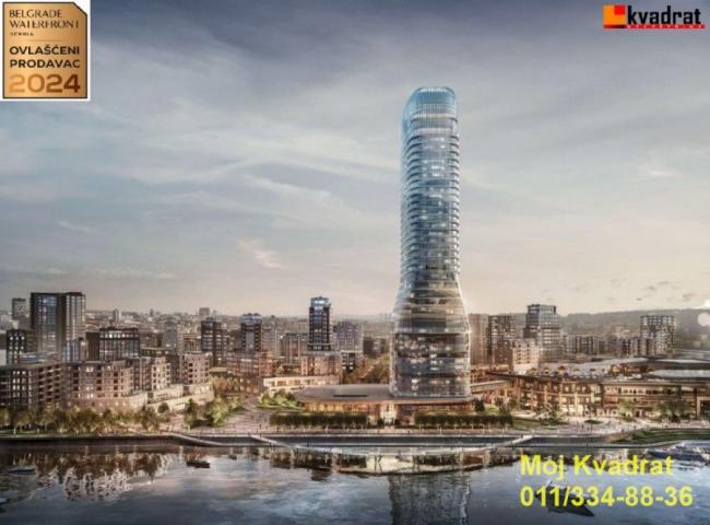 Belgrade Waterfront - BW St. Regis Residences (The Belgrade Tower), 87m2 - NO COMMISSION for the buy